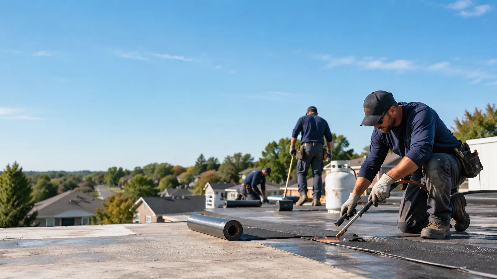 Flat Roof Leak Repair providers in Isom, KY